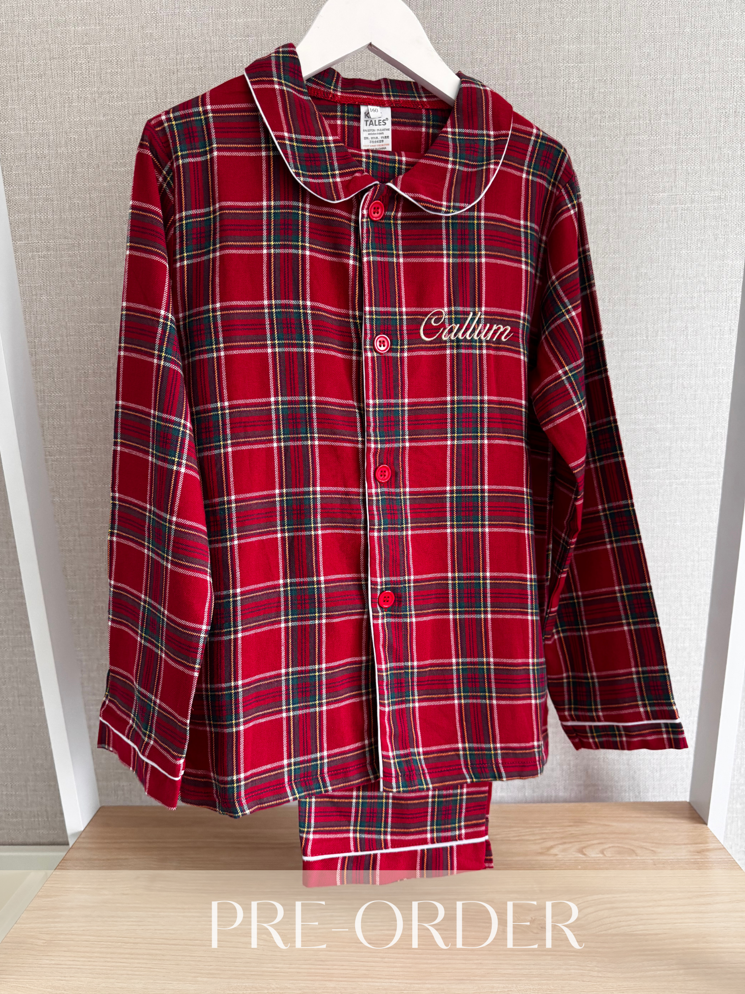 Boys Tartan Pyjamas