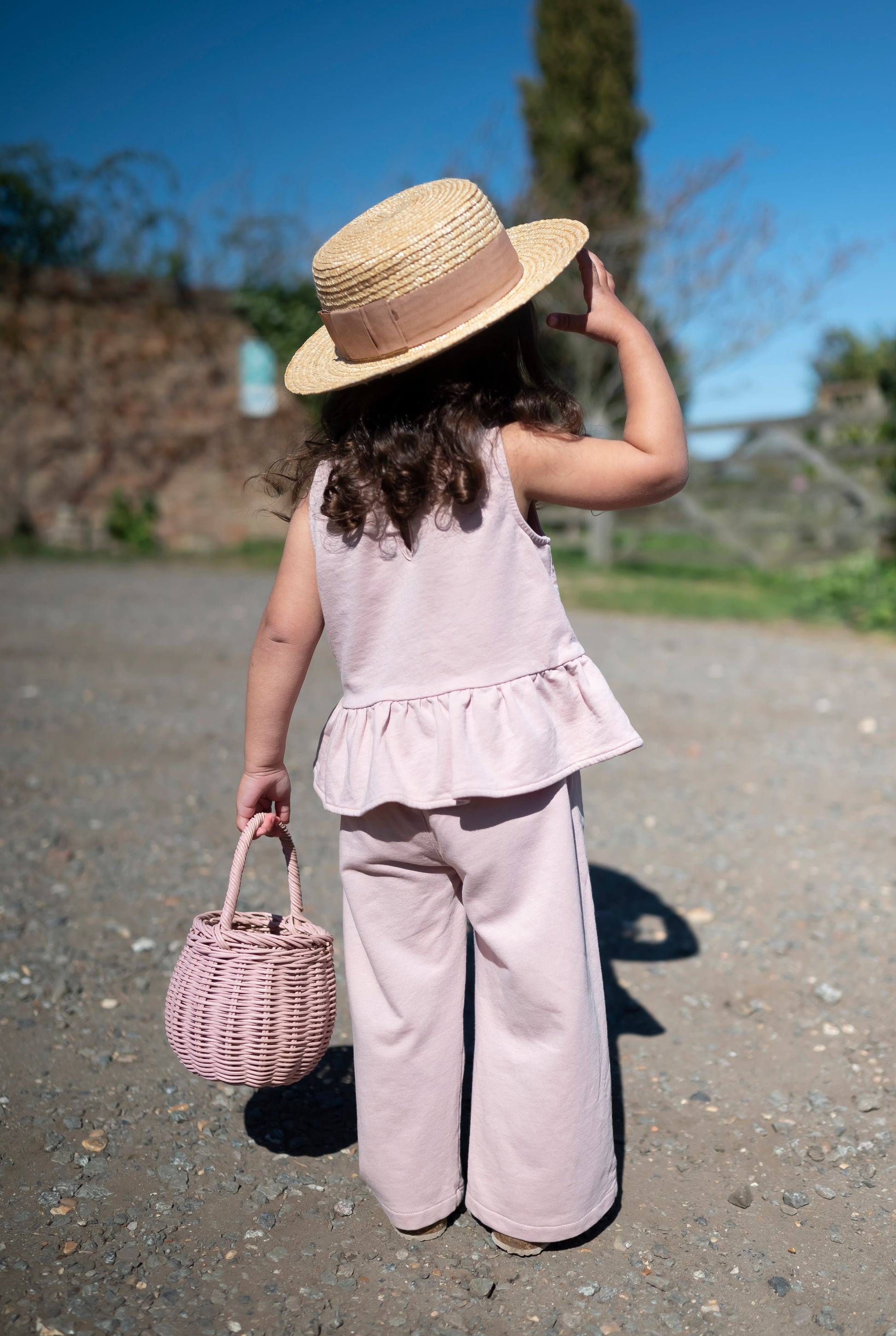 LP&S London - Peplum Summer Set Dusky Pink