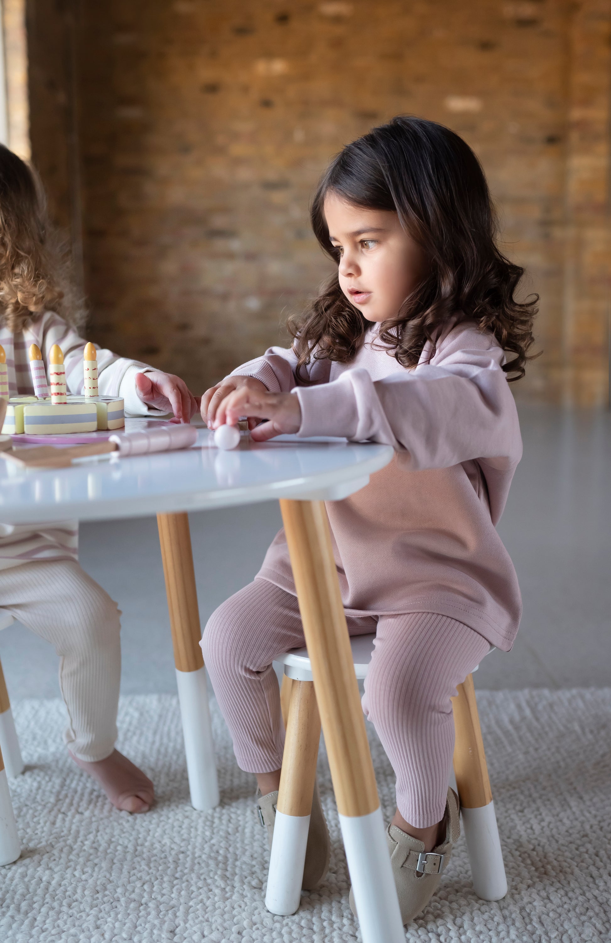LP&S London - Cotton Sweatshirt Dusky Pink