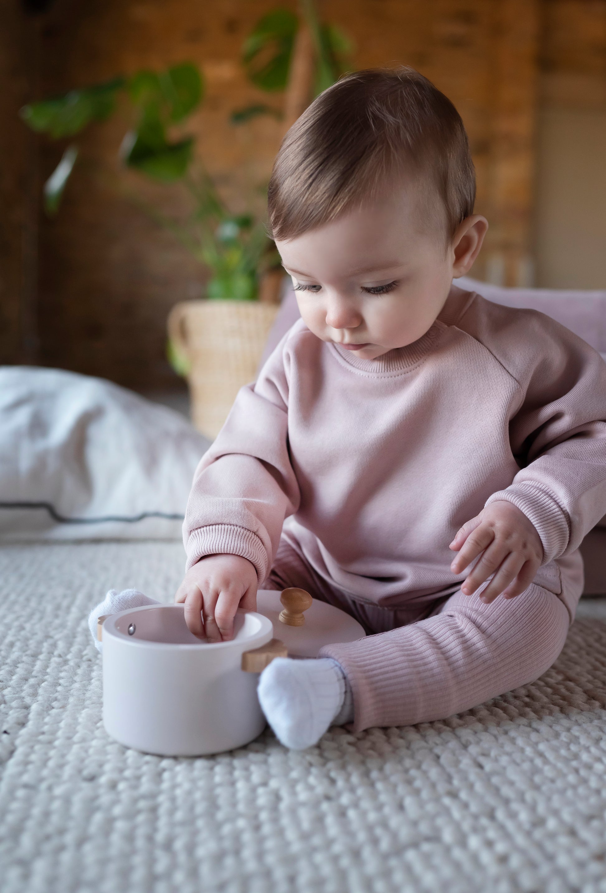 LP&S London - Cotton Sweatshirt Dusky Pink