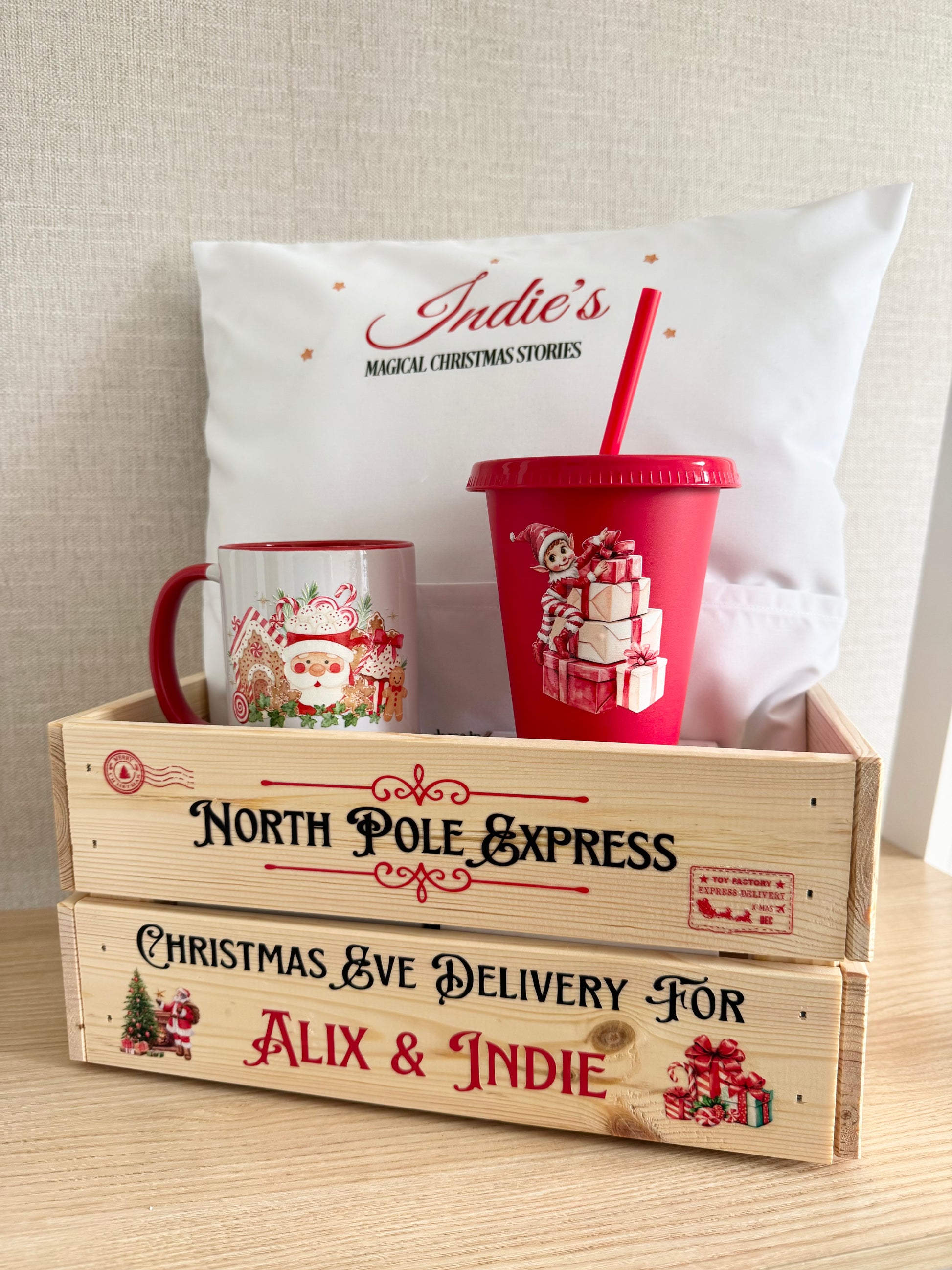 Christmas Eve Wooden Box