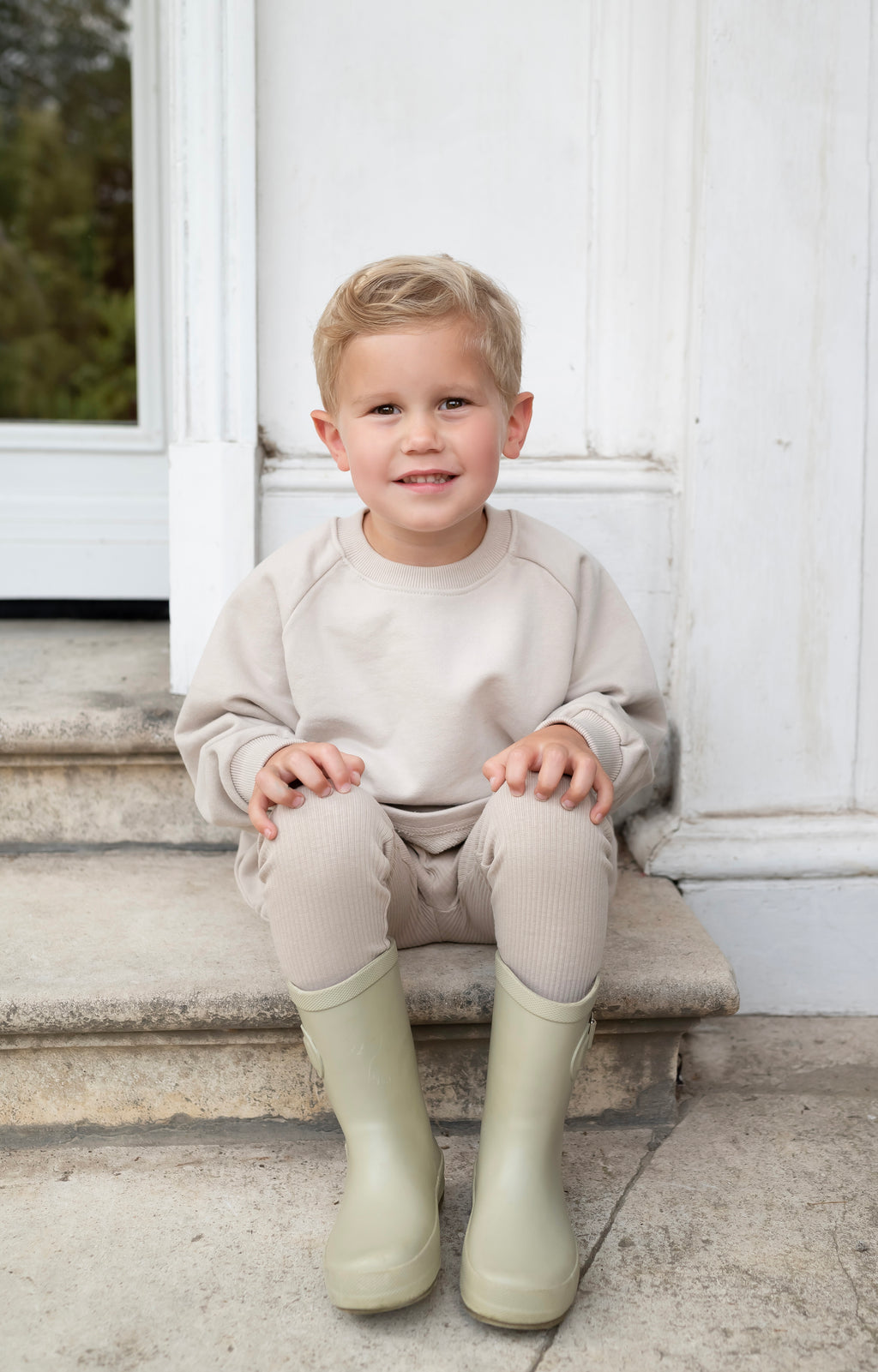 LP&S London - Ribbed Leggings Light Beige