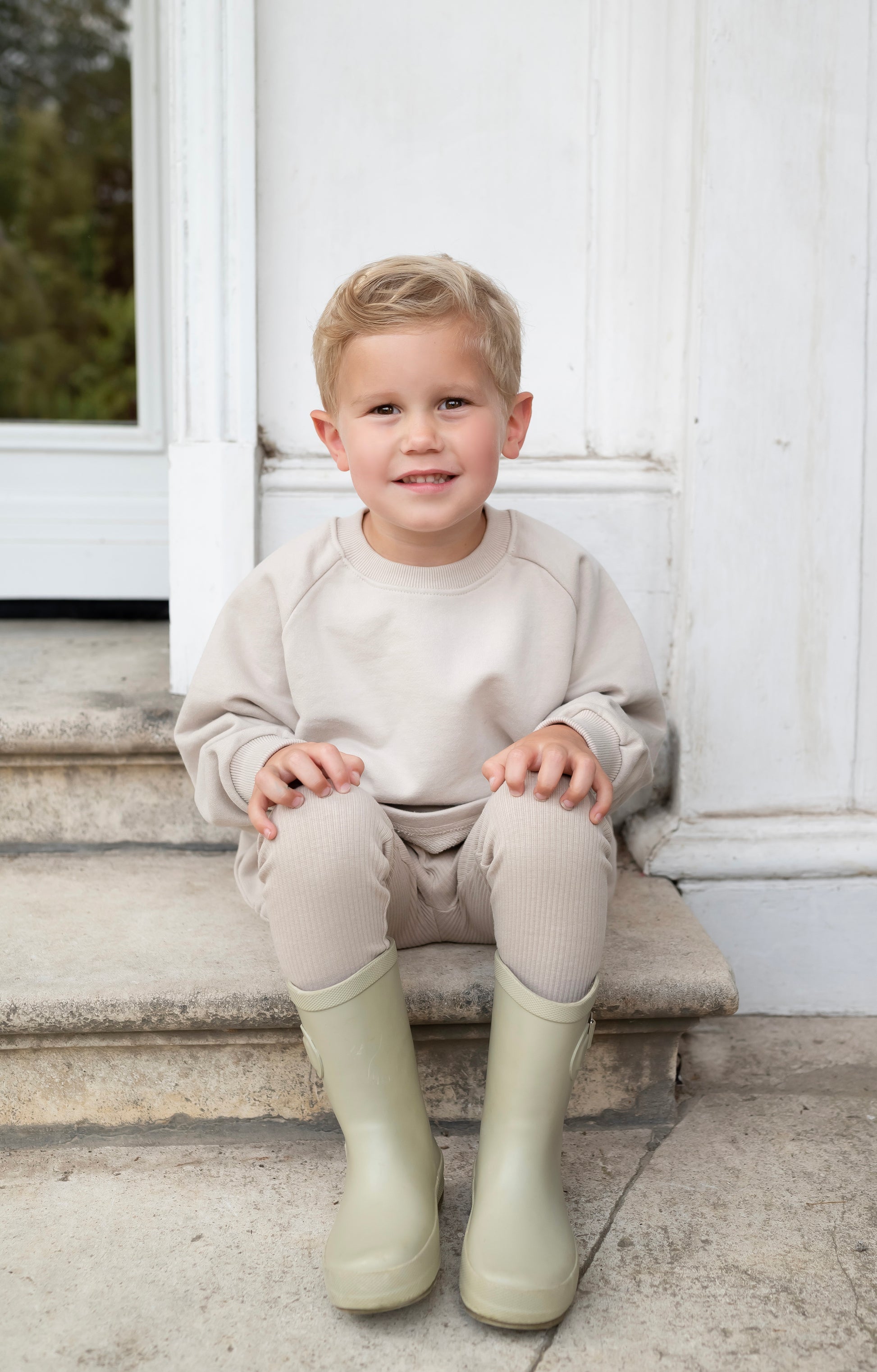 LP&S London - Ribbed Leggings Light Beige
